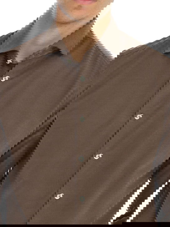 Bastoncino Camicia Bastoncino Velluto Marrone