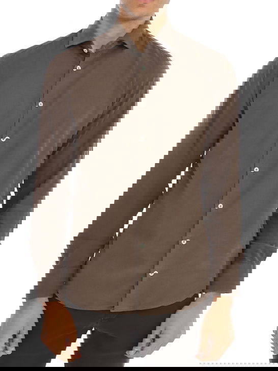 Bastoncino Camicia Bastoncino Velluto Marrone