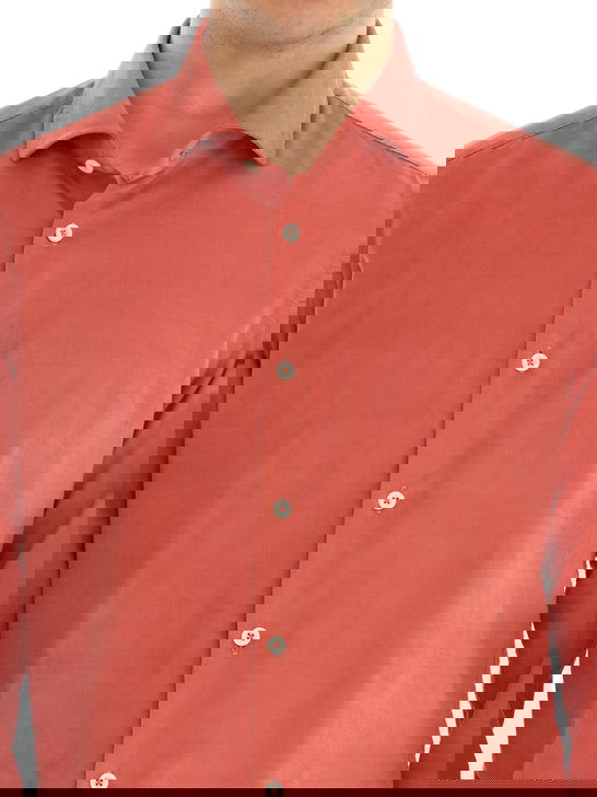 Bastoncino Camicia Bastoncino Velluto Rosso