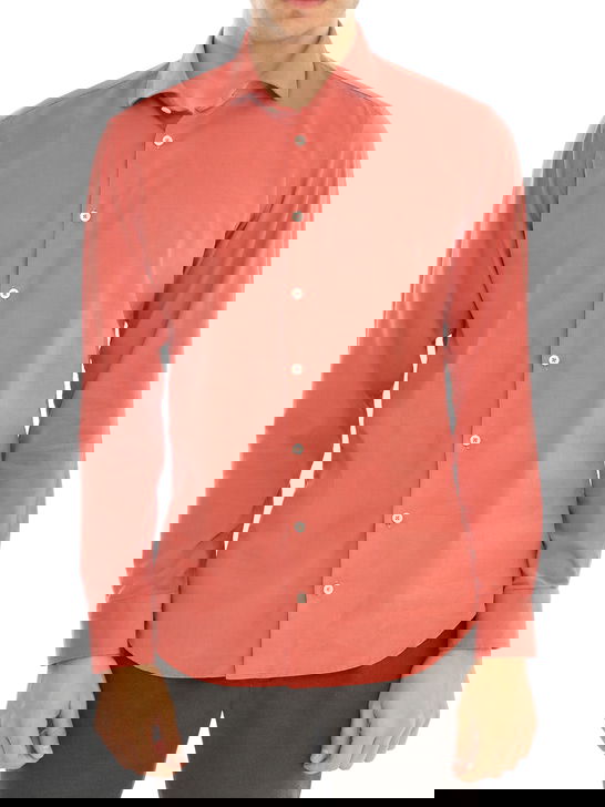 Bastoncino Camicia Bastoncino Velluto Rosso