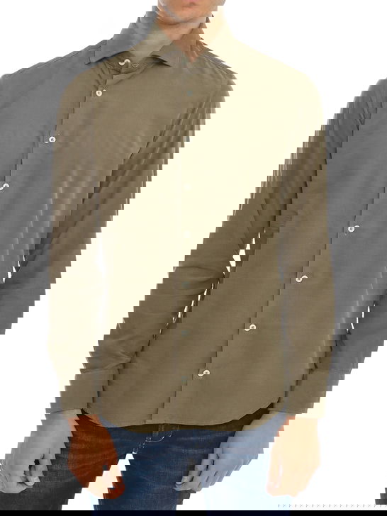 Bastoncino Camicia Bastoncino Velluto Verde