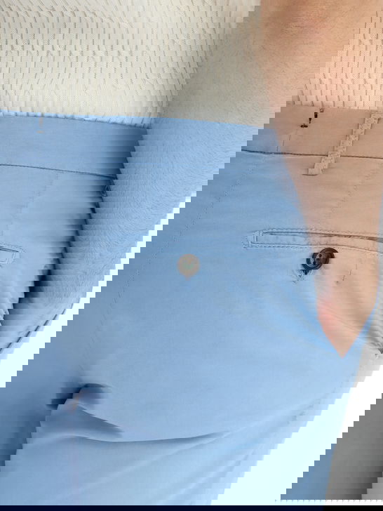 Berwich Pantaloni Berwich Gabardina Azzurro