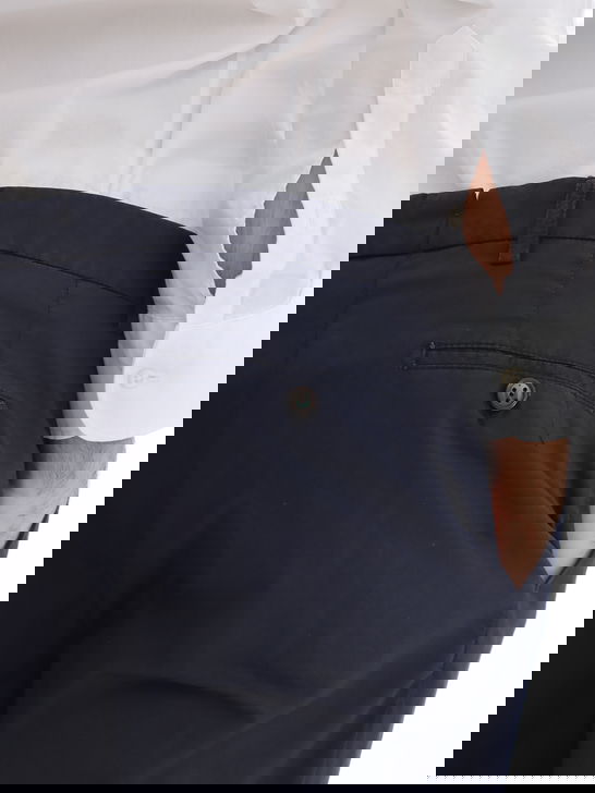 Berwich Pantaloni Berwich Gabardina Blu