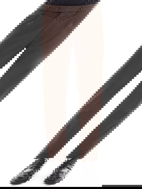 Berwich Pantaloni Berwich Gabardina Marrone