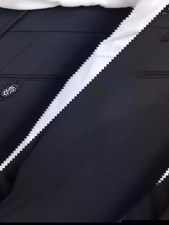 Berwich Pantaloni Berwich Poli Wool Blu