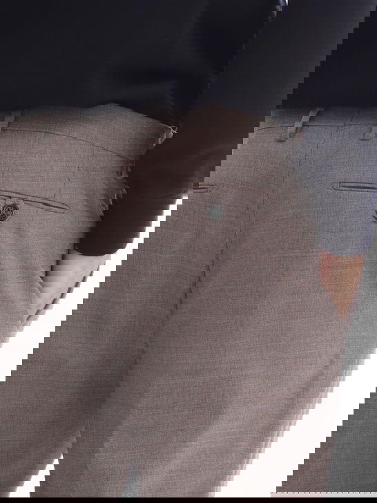 Berwich Pantaloni Berwich Poli Wool Eco Beige