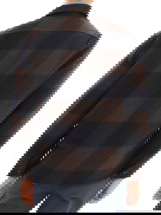 Bl'ker Overshirt Bl'ker Denali Check Marrone