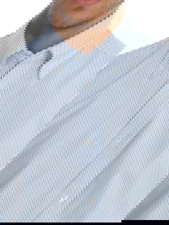 B.D. Baggies Camicia B.D. Baggies Oxford Bianco/Celeste