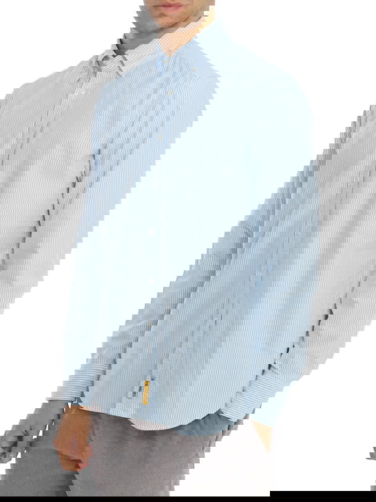 B.D. Baggies Camicia B.D. Baggies Oxford Bianco/Celeste