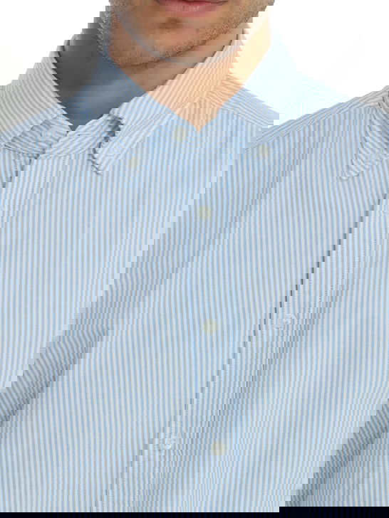 B.D. Baggies Camicia B.D. Baggies Oxford Bianco/Celeste