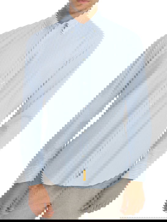 B.D. Baggies Camicia B.D. Baggies Oxford Bianco/Celeste