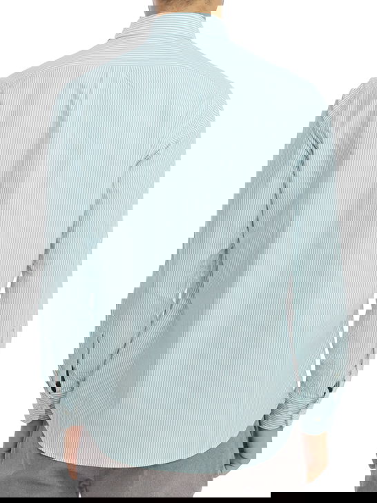 B.D. Baggies Camicia B.D. Baggies Oxford Bianco/Verde