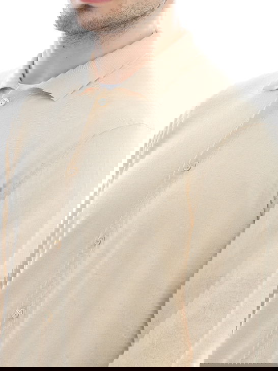 Filippo De Laurentiis Camicia Filippo De Laurentiis Lino-Cotone Beige