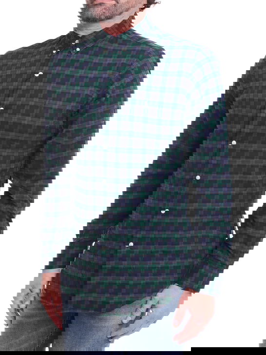 Polo Ralph Lauren Camicia Polo Ralph Lauren Check Verde