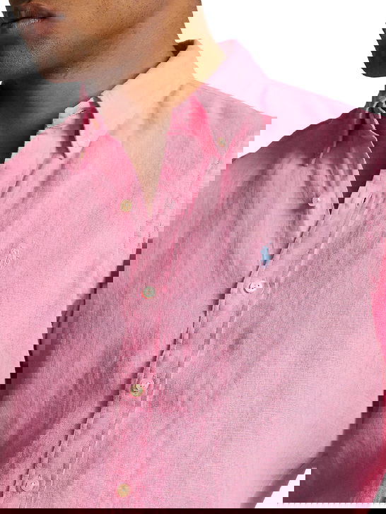 Polo Ralph Lauren Camicia Polo Ralph Lauren Lino Rosa