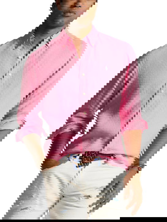 Polo Ralph Lauren Camicia Polo Ralph Lauren Lino Rosa