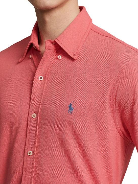 Polo Ralph Lauren Camicia Polo Ralph Lauren Mesh Rosso