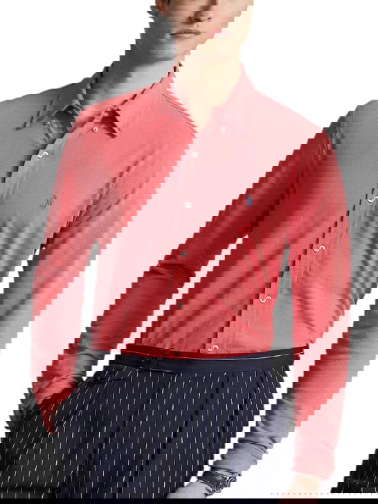 Polo Ralph Lauren Camicia Polo Ralph Lauren Mesh Rosso