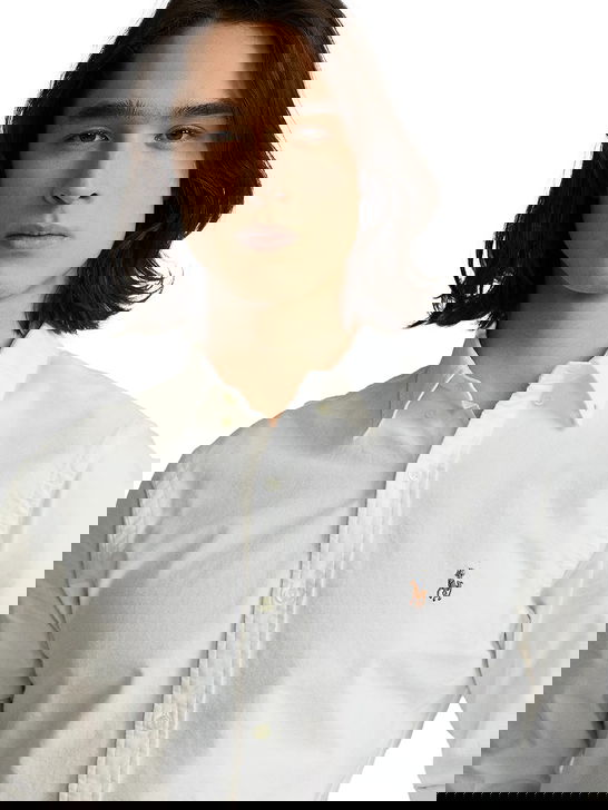 Polo Ralph Lauren Camicia Polo Ralph Lauren Oxford Bianco