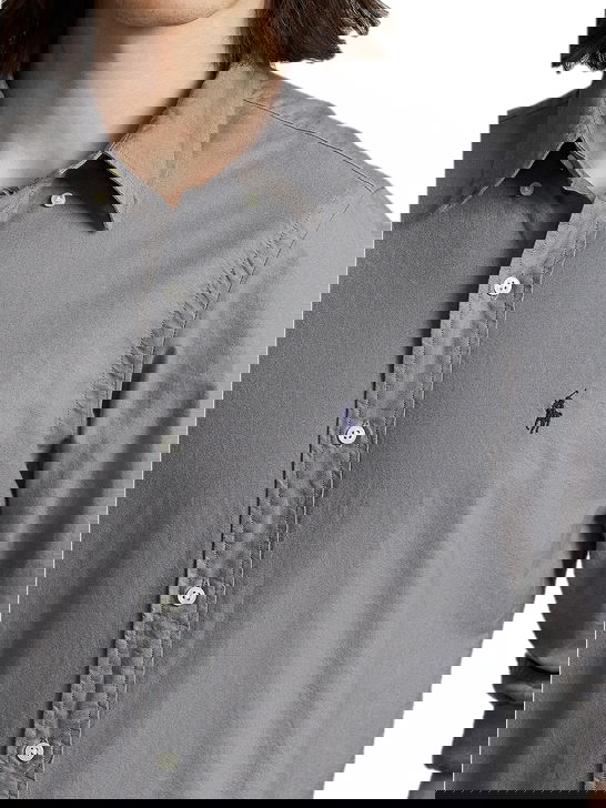 Polo Ralph Lauren Camicia Polo Ralph Lauren Oxford Grigio