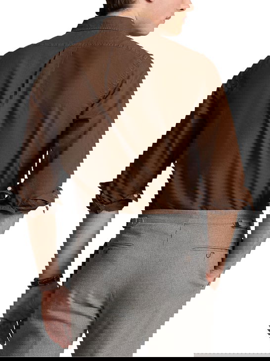 Polo Ralph Lauren Camicia Polo Ralph Lauren Oxford Marrone