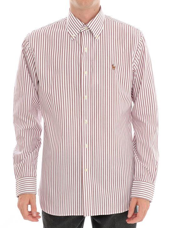 Polo Ralph Lauren Camicia Polo Ralph Lauren Pinpoint Rosso