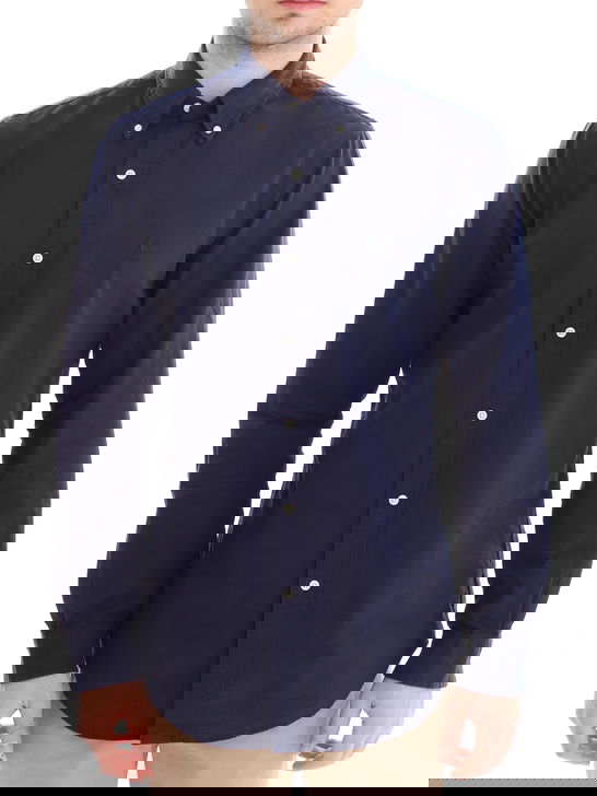 Polo Ralph Lauren Camicia Polo Ralph Lauren Seerusucker Blu