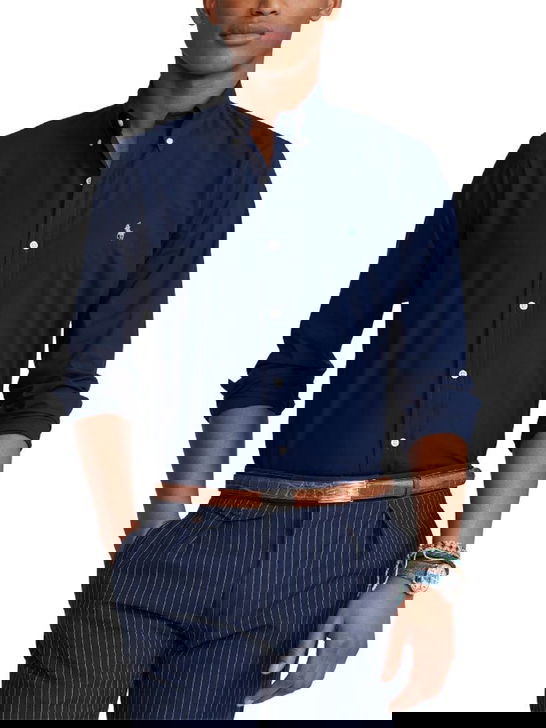 Polo Ralph Lauren Camicia Polo Ralph Lauren Stretch Blu