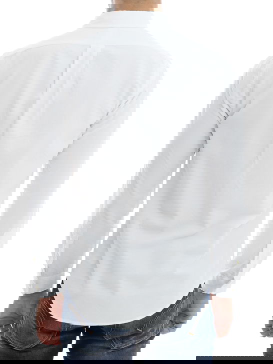 Polo Ralph Lauren Camicia Polo Ralph Lauren Velluto Bianco