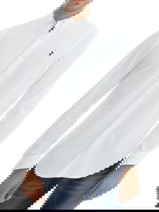 Polo Ralph Lauren Camicia Polo Ralph Lauren Velluto Bianco