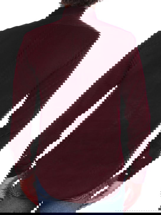 Polo Ralph Lauren Camicia Polo Ralph Lauren Velluto Bordeaux