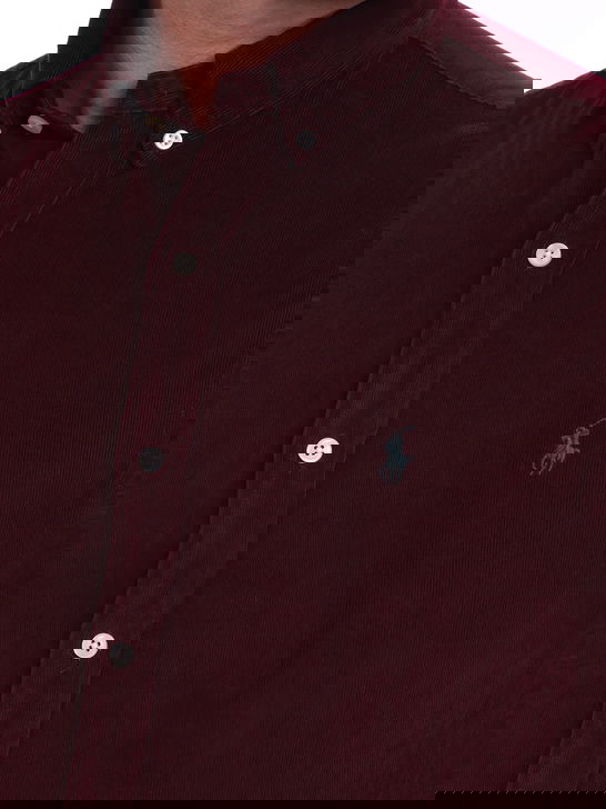 Polo Ralph Lauren Camicia Polo Ralph Lauren Velluto Bordeaux