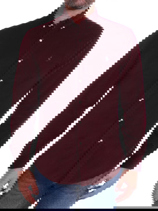 Polo Ralph Lauren Camicia Polo Ralph Lauren Velluto Bordeaux