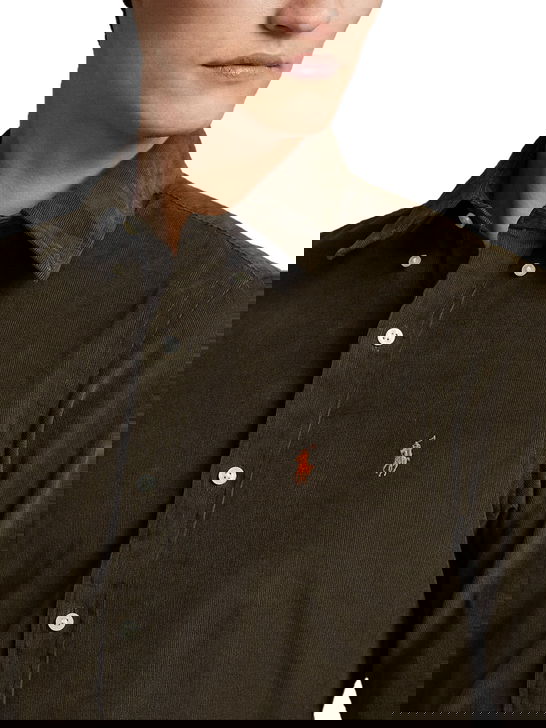 Polo Ralph Lauren Camicia Polo Ralph Lauren Velluto Verde