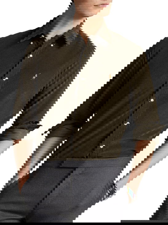 Polo Ralph Lauren Camicia Polo Ralph Lauren Velluto Verde