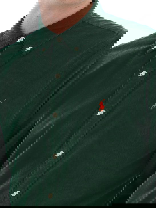 Polo Ralph Lauren Camicia Polo Ralph Lauren Velluto Verde