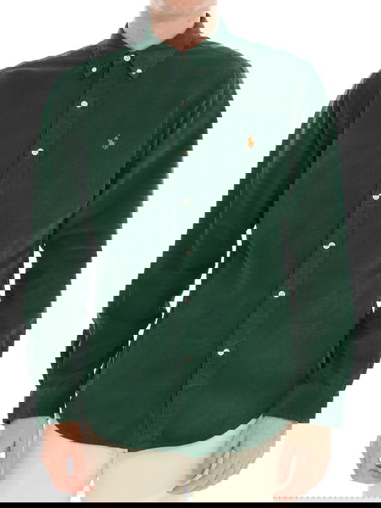 Polo Ralph Lauren Camicia Polo Ralph Lauren Velluto Verde