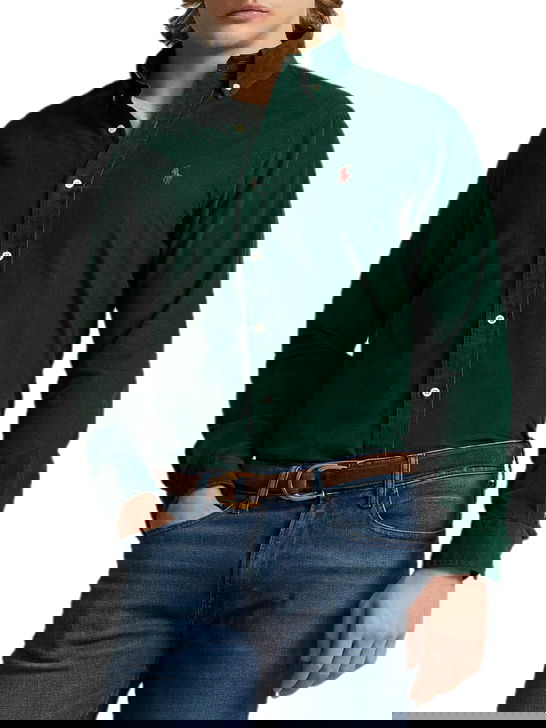 Polo Ralph Lauren Camicia Polo Ralph Lauren Velluto Verde