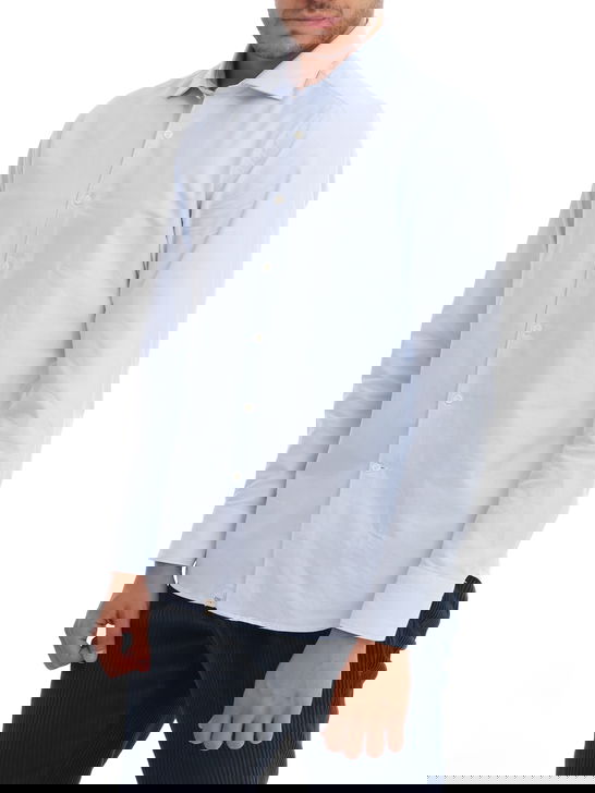 Tintoria Mattei Camicia Tintoria Mattei Oxford Azzurro