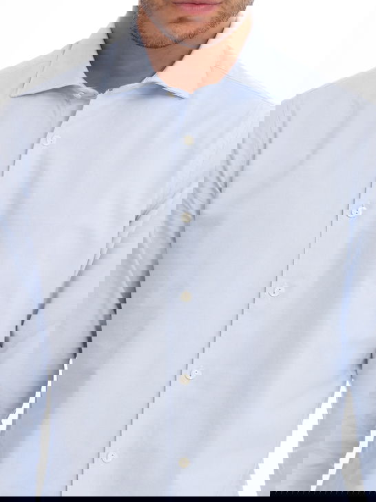 Tintoria Mattei Camicia Tintoria Mattei Oxford Azzurro