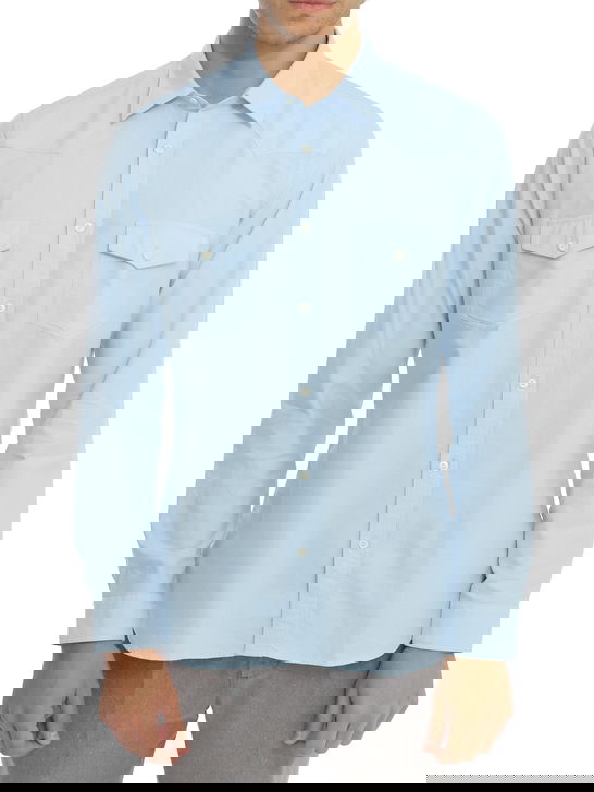 Tintoria Mattei Camicia Tintoria Mattei Oxford Azzurro