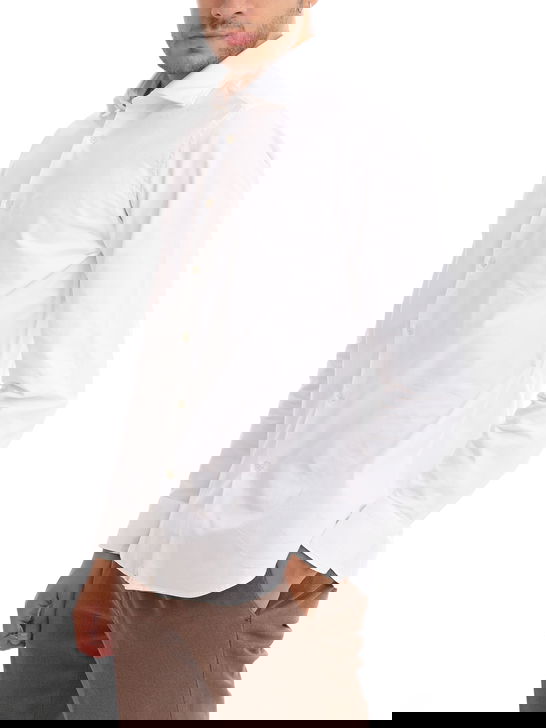 Tintoria Mattei Camicia Tintoria Mattei Oxford Bianco