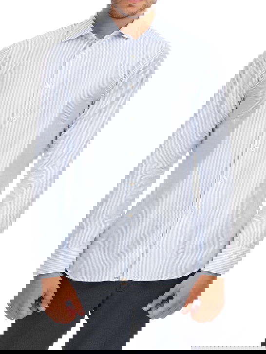 Tintoria Mattei Camicia Tintoria Mattei Oxford Bianco