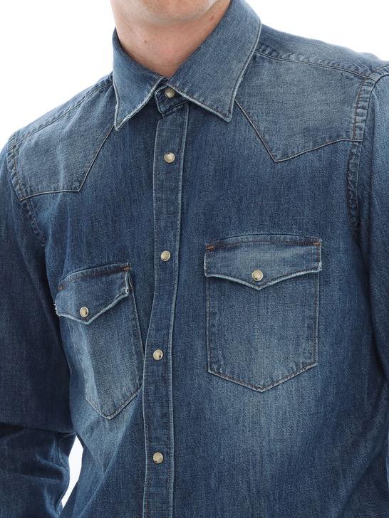 Tintoria Mattei Camicia Tintoria Mattei Texana Denim