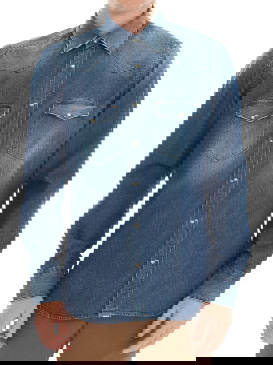 Tintoria Mattei Camicia Tintoria Mattei Texana Denim