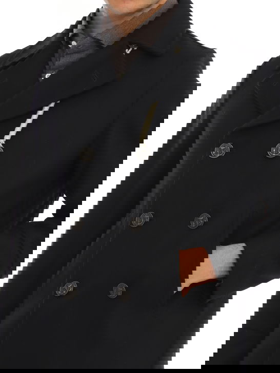 Camplin Peacoat Camplin Island Nero