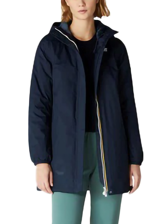 K Way Cappotto K-Way Sophie Micro Ripstop Marmotta Blu