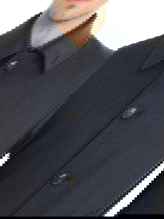 Sartoria Latorre Cappotto Sartoria Latorre Spinato Blu