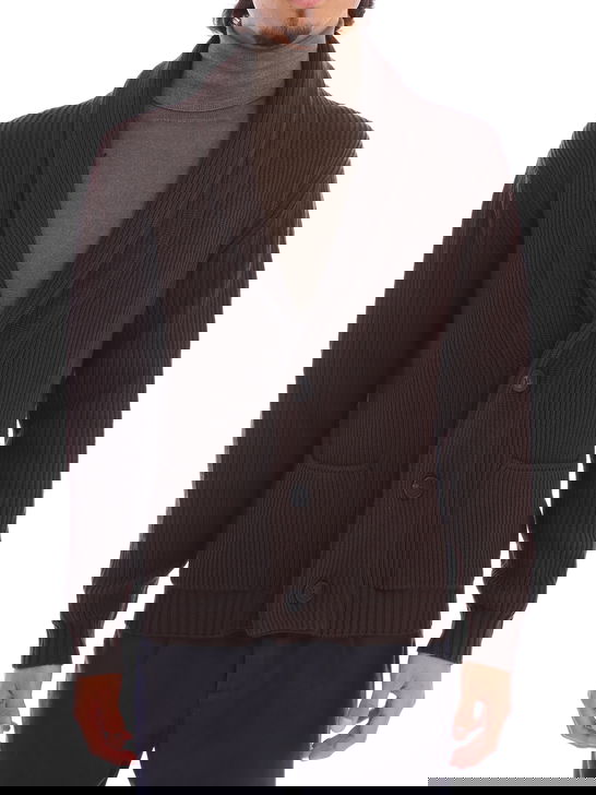 Filippo De Laurentiis Cardigan Filippo De Laurenttis Sciallato Marrone