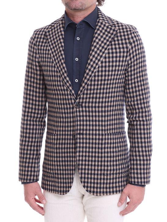 Circolo 1901 Giacca Circolo 1901 Micro Check Beige